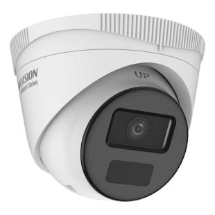 Cámara Turret IP 2Mpx Fija 2.8mm Luz Híbrida 30m Filtro Humanos/Vehículos de Hikvision