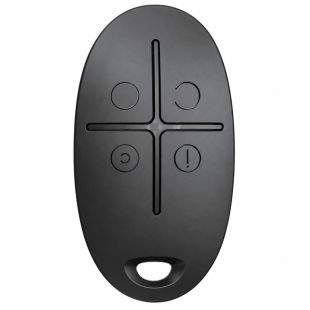 Carcasa frontal negra Ajax AJ-SPACECONTROL-B-DUMMY compatible con mando SpaceControl