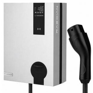 Raedian RD-NEO 7.4kW 32A Type 2 Electric Vehicle Charger Silver with 7.5m Cable