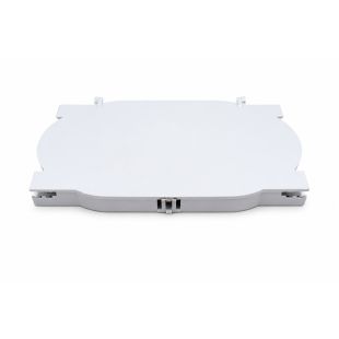 Cassette para fusiones GTLAN GTL35GTCSFA en plástico ABS blanco para cajas y paneles de fibra óptica.