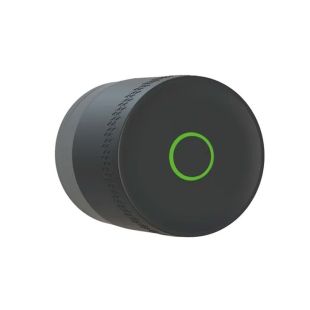Cerradura inteligente Yale Linus L2 Lite negra con Bluetooth para instalación interior en puerta.