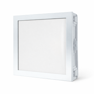 lluminated Module for Ultra Plate – White Metal Finish by Comelit
