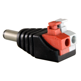 Conector DC macho Fácil Conexionado