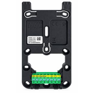 Conector Fermax 9457 DUOX Plus negro para monitores VEO e IRIS