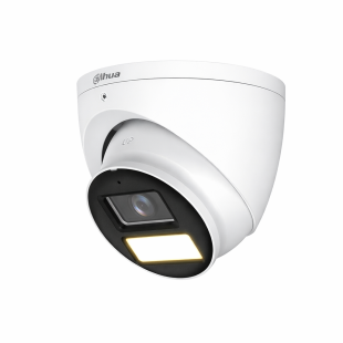 Dahua 5MP Hybrid Turret Camera 2.8mm Smart Light 40m Outdoor with Microphone