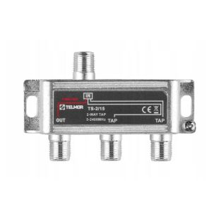 Derivador 2 Salidas Conector F 15 dB de Telmor