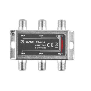 Derivador 4 Salidas Conector F 10 dB de Telmor