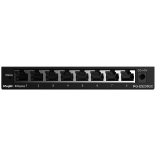 RG-ES208GC Switch 8 Puertos 1GB Cloud de Reyee