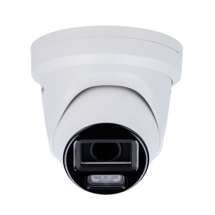 Cámara Turret IP 8Mpx Varifocal Motorizada 2.8-12 mm Luz Híbrida 40m MicroSD Acusense Serie PRO de Visiotech