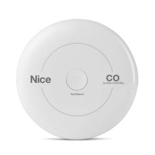 Detector de monóxido de carbono Nice CO-Control con sensor de temperatura y comunicación Z-Wave