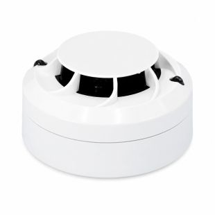 Detector óptico analógico direccionable Honeywell MI-PSE-S2I certificado EN54-5 con protocolo MorleyIAS-S200 y cámara de detección de alta inmunidad a suciedad y variaciones ambientales.