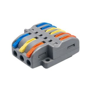 egleta de conexión rápida Electro DH ED10.797/11 con 3 entradas y 6 salidas hasta 400V