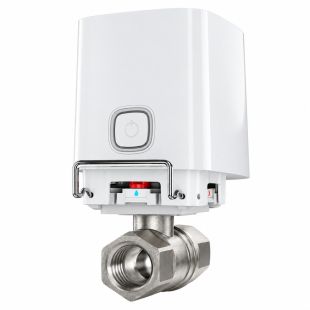 Electroválvula Ajax WaterStop Jeweller 1-2 DN15 blanca para cierre automático de agua