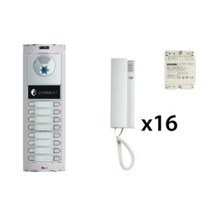 Kit Duox Connect para 16 Viviendas con Teléfonos de Fermax
