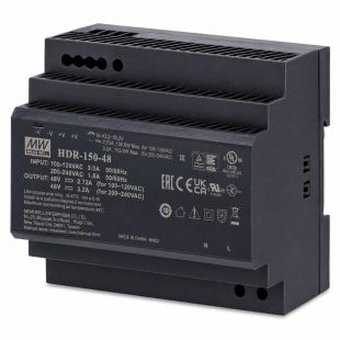 Fuente de alimentación Hikvision DS-KAW150-4N 48V 150W para distribuidores 2 hilos HD con montaje en carril DIN