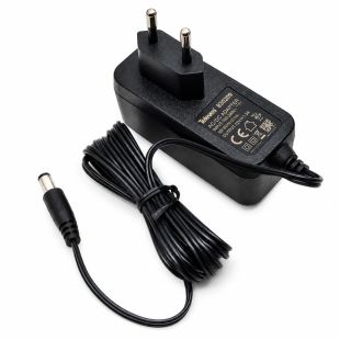 Fuente de alimentación Televes 830209 de 12V y 1,5A con clavija europea, adaptador de corriente continua para sistemas Overlight y equipos Set-Top Box.