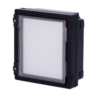 Hikvision DS-KD-INFO módulo directorio IP65 retroiluminado vista perspectiva