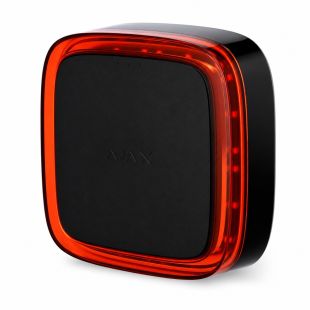 Indicador Lumínico Inalámbrico EN54 Ajax AJ-EN54-VAD-B color negro con alarma visual LED