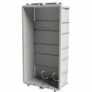Interior de caja de empotrar Golmar CE620 para placas SUPRA y NEXA INOX de 2 módulos