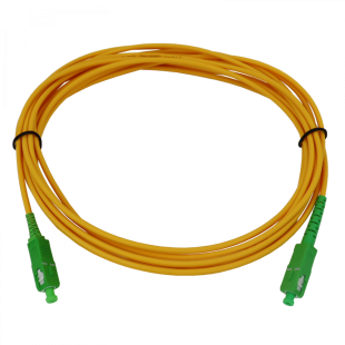 Latiguillo Fibra Óptica Monomodo 3mm Simplex SC/APC 30m