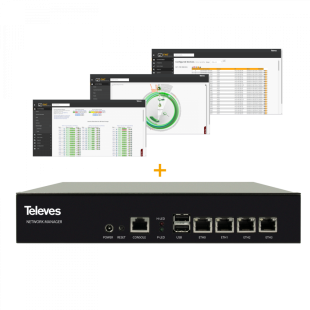 Lite server for monitoring GPON networks. Includes Software and licenses up to 128 devices.
