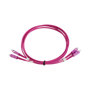 Latiguillo Fibra Óptica Multimodo 3mm Dúplex SC/PC- SC/PC LSFH 2m