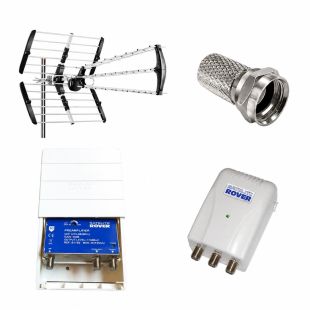 Kit de TDT ROVER ganancia máxima 67dB