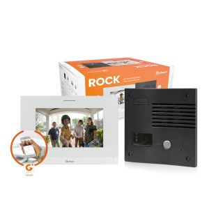 Kit videoportero Golmar Rock GOLR5110/ART7W 2 hilos WiFi con monitor 7 pulgadas y placa antivandálica