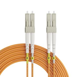 Openetics 4928/1 – Latiguillo Fibra Óptica Multimodo OM2 Dúplex LC/LC 1m Naranja