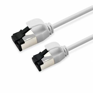 Latiguillo S/FTP CAT8 eRize ERZ-150-WT-S blanco LSZH 1,5 m con conectores RJ45 blindados