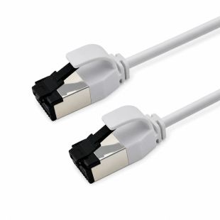 Latiguillo S/FTP CAT8 eRize ERZ-300-WT-S blanco LSZH de 3 metros con conectores RJ45 blindados