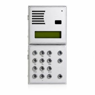 Módulo de llamada codificada Bibus Sinthesi S2 Urmet 1072/17 con pantalla y teclado numérico