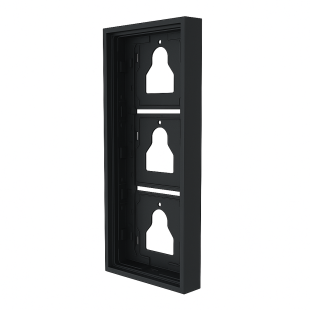 Bastidor de Superficie 3 Módulos para Placa Ultra Negro de Comelit