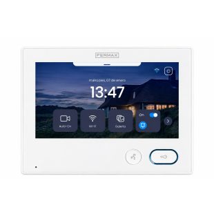 Monitor Iris Smart WiFi 7 pulgadas DUOX PLUS Fermax 9264 blanco