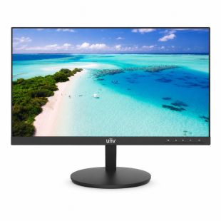 Monitor LED Uniview UV-MW-LC22-P2 de 22 pulgadas Full HD con soporte VESA 100x100 y entradas HDMI VGA para videovigilancia CCTV 