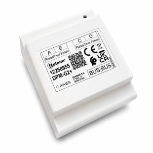 Multiplexor de placas Golmar DPM-G2+ para sistemas de videoportero digital G2+ de 2 hilos con montaje en carril DIN