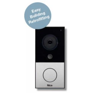Videoportero 2 Hilos 1 Botón Compatible con Nice de MyBell