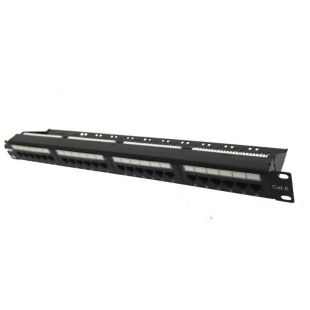 Panel RJ-45 DE 19 CAT-6 1U with 24 Ports 50PU6K Eko