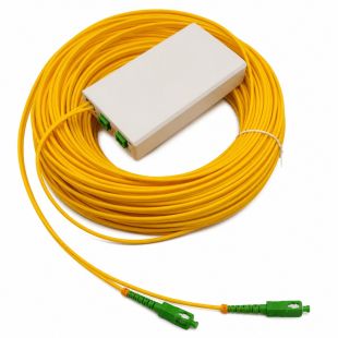 PAU fibra óptica Gtlan 2 salidas SC/APC con cable preconectorizado 90 m LSZH