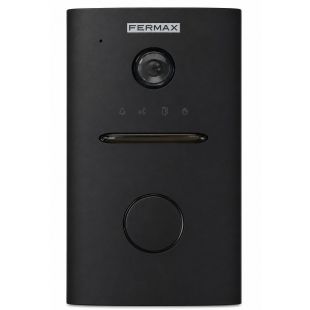 Placa de Vídeo NUI MEET 1 Línea Fermax FER1833 con cámara HD, tecnología IP y lector RFID integrado