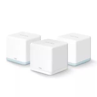 Pack 3 Repetidores WiFi Mesh 1200Mbps Mercusys HALO H32G