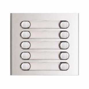 Recambio Golmar R-3210/AL 10 pulsadores para placa de portero y videoportero Serie Stadio en aluminio anodizado