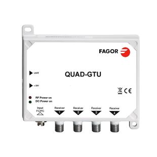 Optical Receiver 4 Polarities + DTT 4 Users QUAD-GTU Ikusi 4952