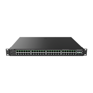 Switch Gestionable 48 Puertos 1Gb POE 370Wy 4 SFP 1Gb de Reyee