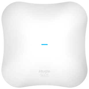 Punto de Acceso WiFi7 14Gbps Interior 1 RJ45 2.5GB 1xSFP 10GB Pared Tribanda 6GHz PoE de Reyee