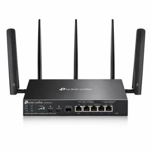 Router VPN WiFi6 TP-Link TL-ER706WP-4G AX3000 con 4 puertos PoE+, SFP y antenas externas Omada Mesh