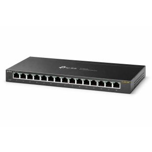 Switch TP-Link TL-SG116E Easy Smart con 16 puertos RJ45 1Gb y carcasa metálica