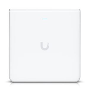 Ubiquiti U6 Enterprise In-Wall WiFi 6E wall access point front view