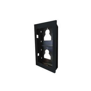 Flush-mounting frame for 2 modules for Comelit Ultra Black plate