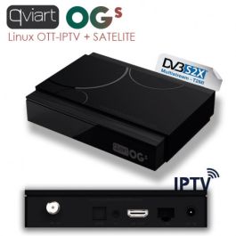 QVIART OGco RECEPTOR COMBO SAT/TDT/IPTV UHD OTT LINUX